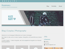 Tablet Screenshot of kazenary.com